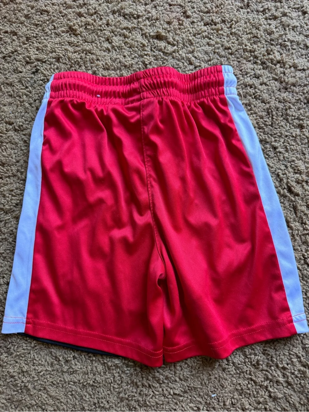 The Children's Place Red, Black & White Athletic Shorts